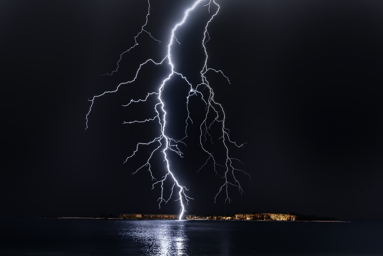 Lightning bolt representing a quick coding tip